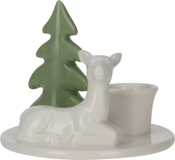 Kynttilän pidike 8cm Puu ja eläin - Kynttilät ja lyhdyt - 8720573583725 - 1