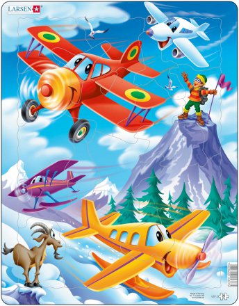 Larsen Planes Maxi palapeli - Palapelit - 7023852118375 - 1