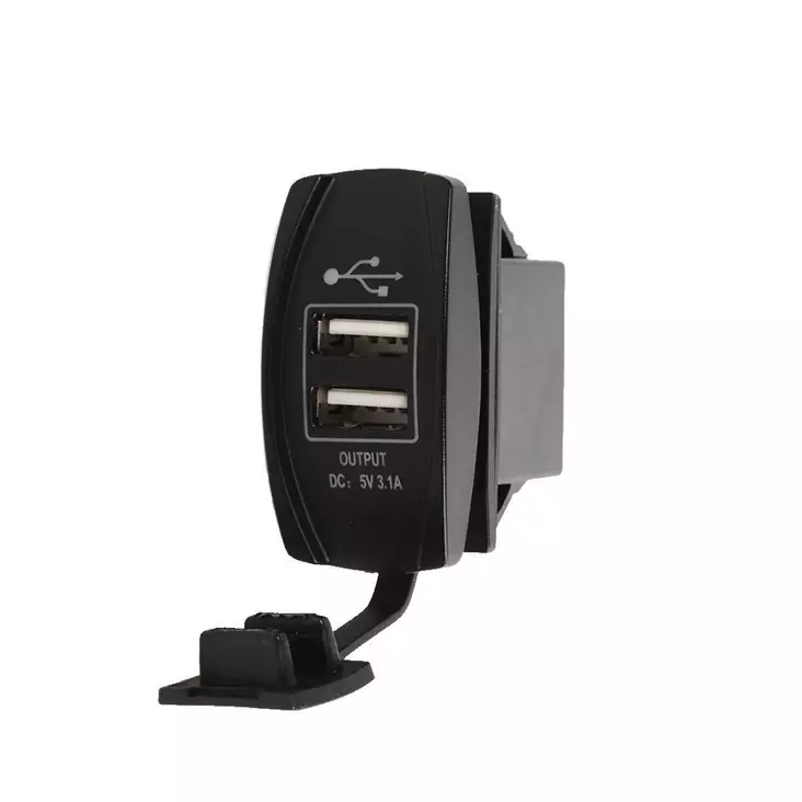 Latausportti USB 3.1A 12/24V - Muut autosähkötarvikkeet - 6438014270845 - 1