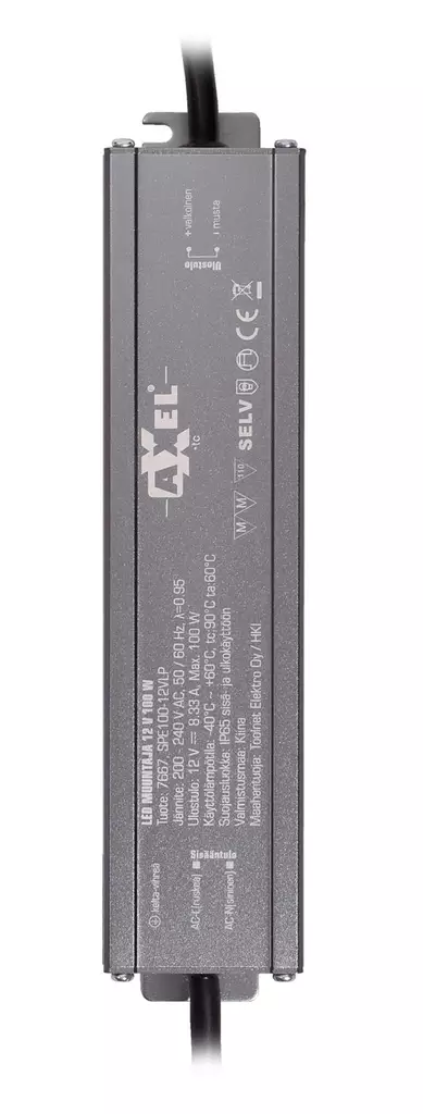 Led muuntaja 12V 100W IP65 - Led-muuntajat - 6438152076675 - 1