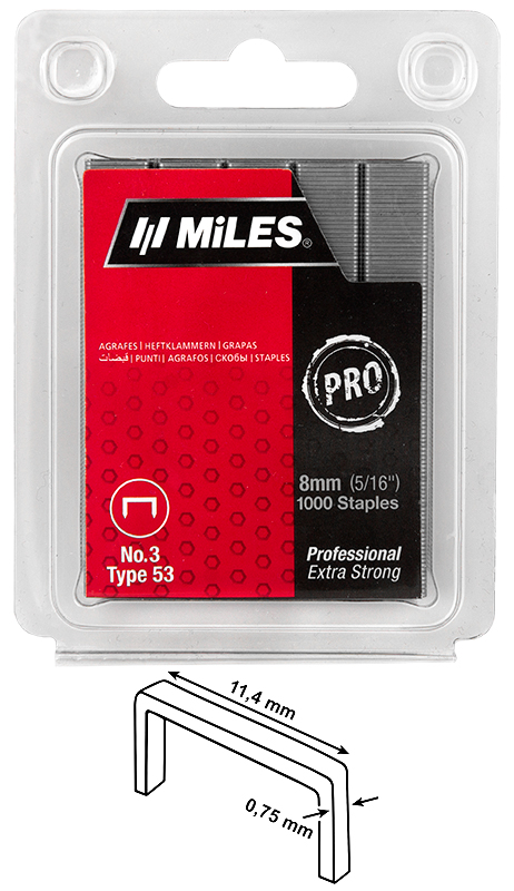 Niitti no.3 8mm 1000kpl miles - Niitit - 8901057901215 - 1