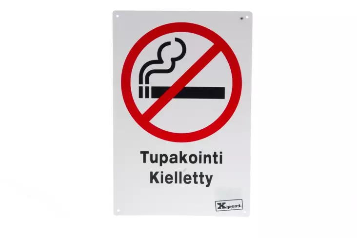 Opaste Tupakointi kielletty 20 x 30 cm - Opaste- ja varoituskyltit - 6410412590435 - 1