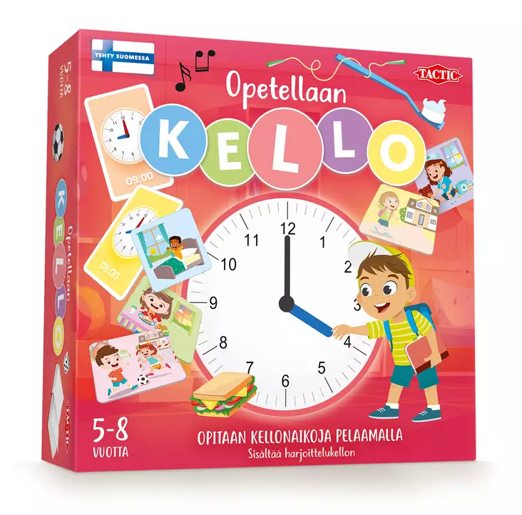 Opetellaan Kello lautapeli - Pöytäpelit - 6416739594545 - 1