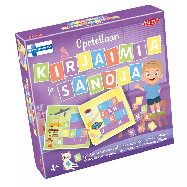 Opetellaan kirjaimia ja sanoja - Pöytäpelit - 6416739582085 - 1