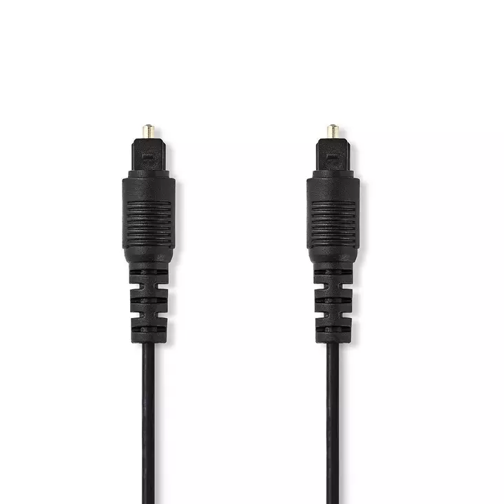 Optinen Audiokaapeli | TosLink uros | TosLink uros | 3.00 m | Pyöreä | PVC | Musta | Laatikko - Audiokaapelit - 5412810288465 - 1