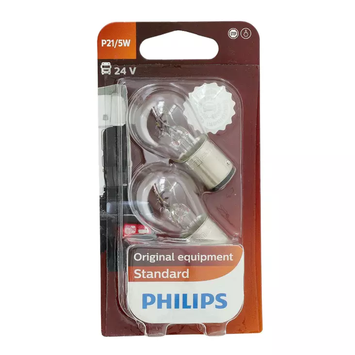 Polttimopari 24V 21/8w p21/5w Philips - Ajovalot ja polttimot - 8711500404565 - 1