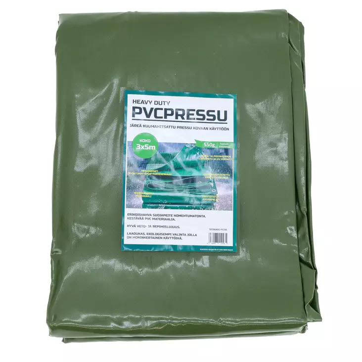 PVC Pressupeite 3 x 5 m 550 g - Pressut ja suojapeitteet - 6438168112435 - 1