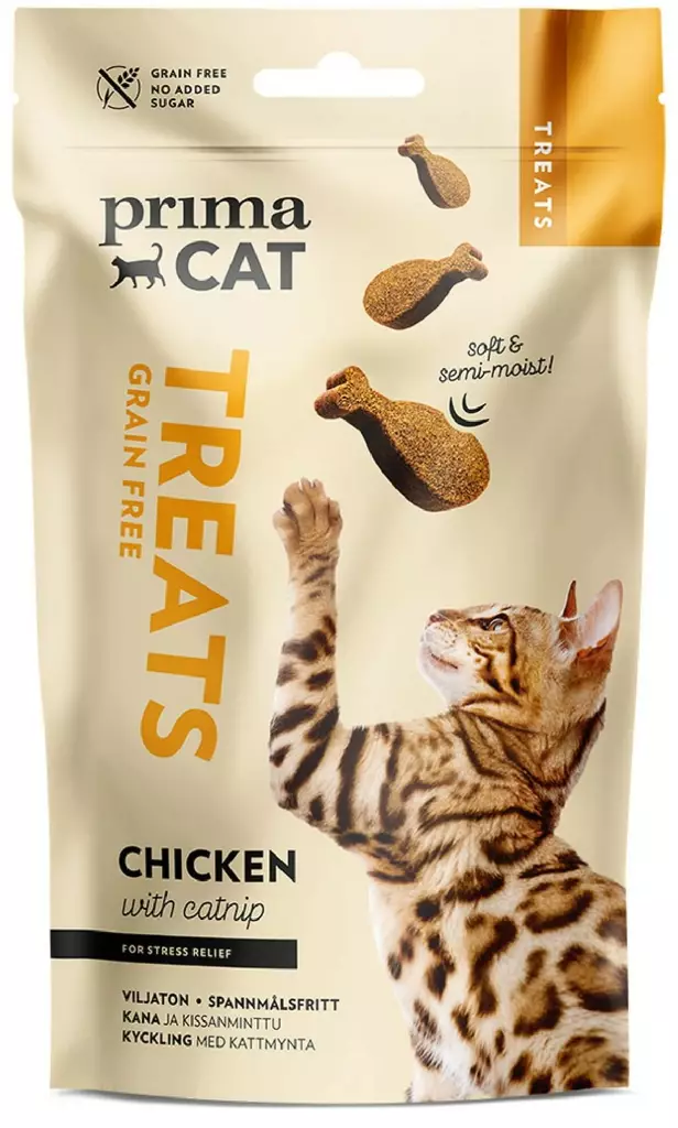 PrimaCat Treats Softy kana ja kissanmint - Kissan ruoka - 6430069583635 - 1