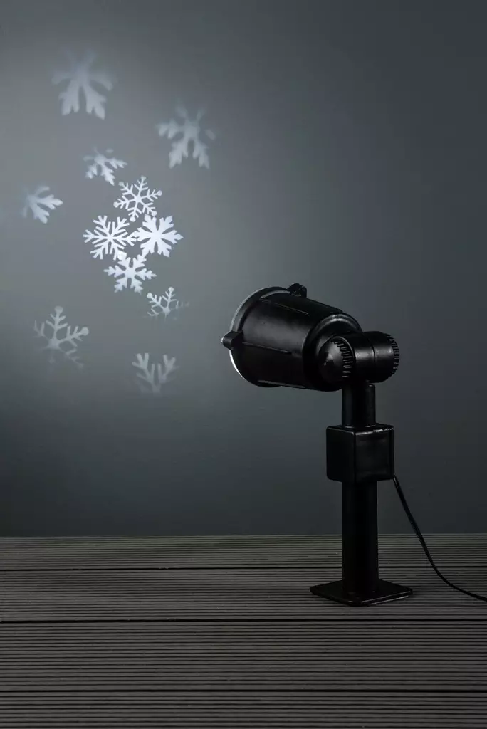 airam projektori liikkuvat lumihiutaleet - Koristevalot - 6435200250735 - 1