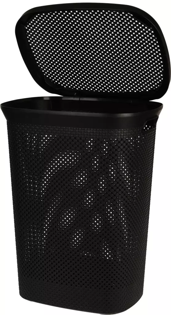 Pyykkikori 60L musta - Pyykinkuivaus ja pyykkikorit - 8720573156745 - 1