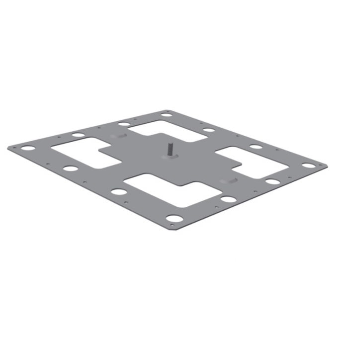 Railock huopakatteen alusrauta - Paneelien telineet ja kiinnikkeet - 6438014367255 - 1