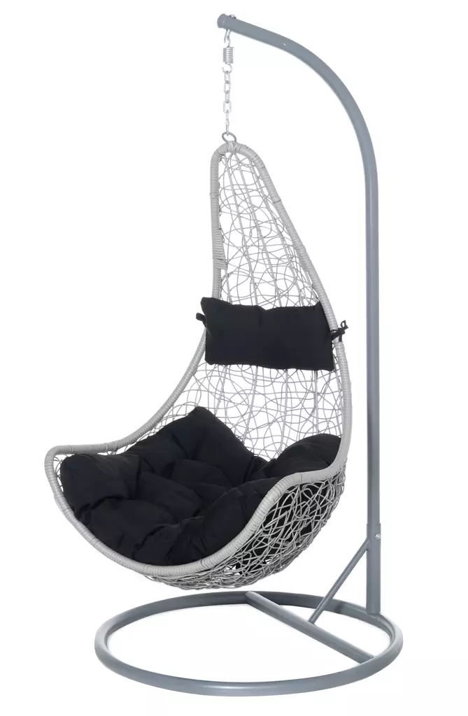 Riipputuoli telineessa Hawaiji harmaa - Pihakeinut ja riipputuolit - 6410412743985 - 1