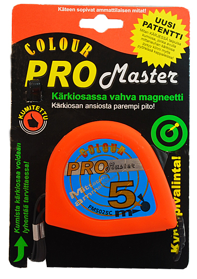 Rullamitta 5m - Mitat ja vatupassit - 6420286000145 - 1