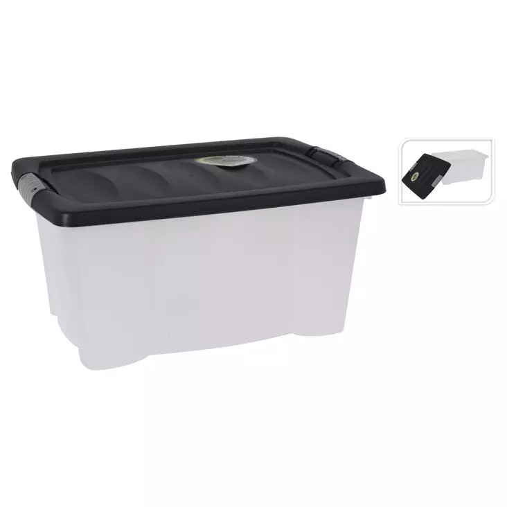 Säilytyslaatikko kannella 13 Litraa - Muovilaatikot ja säilytyslaatikot - 8720573387545 - 1