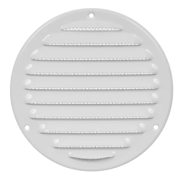 S=C3=A4le 125 mm valkoinen - Ilmanvaihtoventtiilit ja säleiköt - 4750492000465 - 1