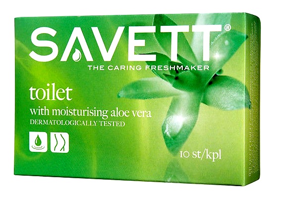 Savett Toilet 10 kpl - Hygieniatuotteet - 676-0056-55 - 1