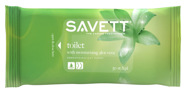 Savett Toilet täyttö 50 kpl - Hygieniatuotteet - 676-0056-25 - 1