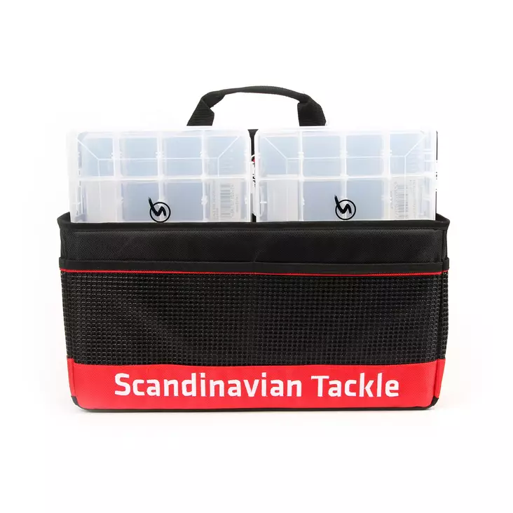 Scandinavian Tackle Jättikokoinen tarvikelaukku + 4x vieherasia - Kalastuslaukut ja -pakit - 6438212104355 - 1
