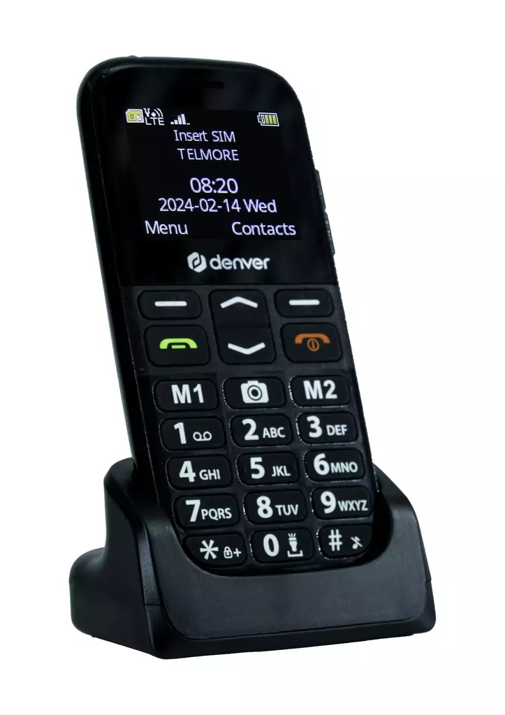 Senioripuhelin Denver BAS-18500MNB - Puhelimet - 5706751067655 - 1