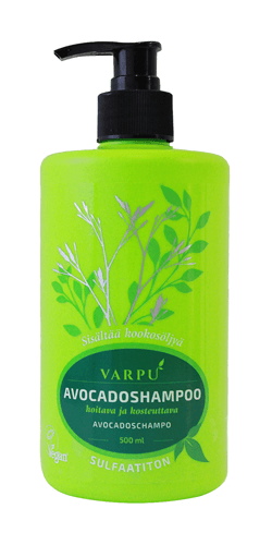 Shampoo Varpu Avocado 500 ml Vegaaninen - Shampoot ja hoitoaineet - 6417037104245 - 1