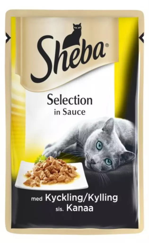 Sheba Selection kanaa kastikkeessa 85 g P=C3=A4=C3=A4kuva - Märkäruoka - 4770608258405 - 1