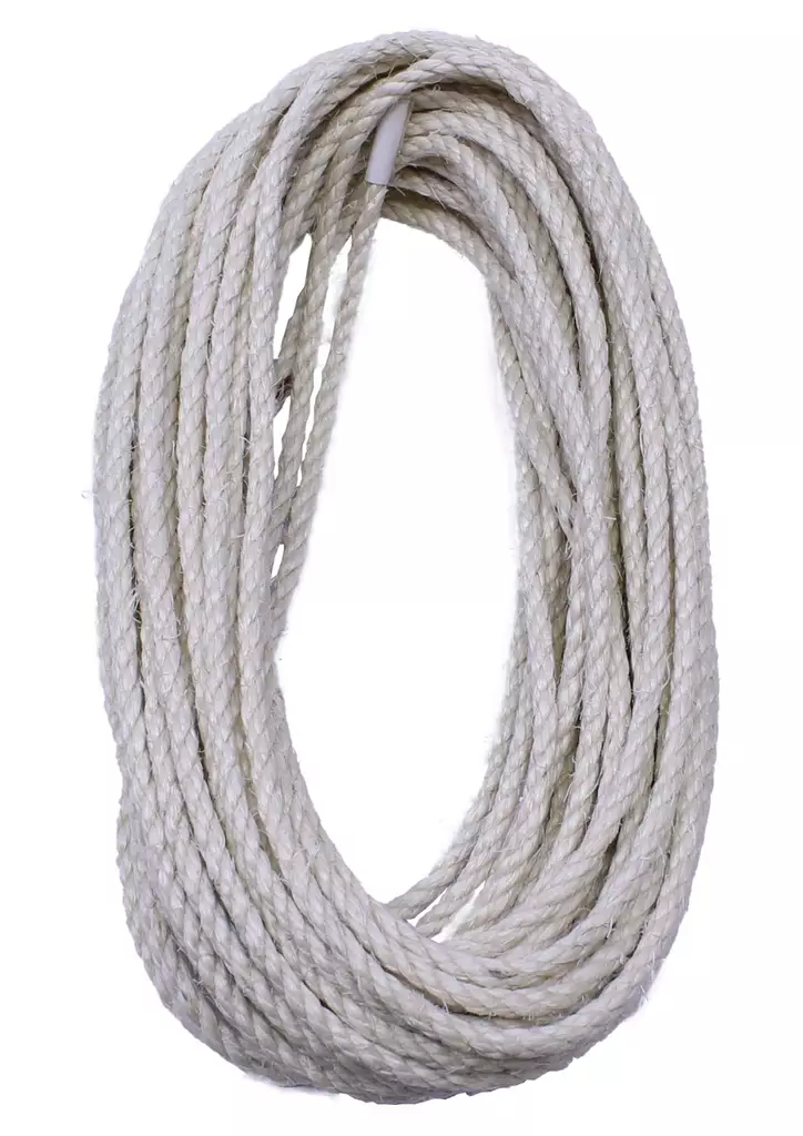 Sisalk=C3=B6ysi Piippo kierretty, 6mm x 20m - Köydet ja narut - 6408586501265 - 1