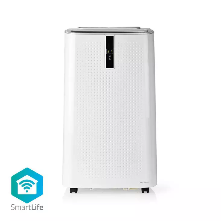 SmartLife 3-in-1 Ilmastointilaite | Wi-Fi | 12000 BTU | 100 m³ | Kosteudenpoisto | Android / IOS | 3 nopeusasetusta | 65 dB | Valkoinen - Tuulettimet ja ilmastointilaitteet - 5412810322855 - 1