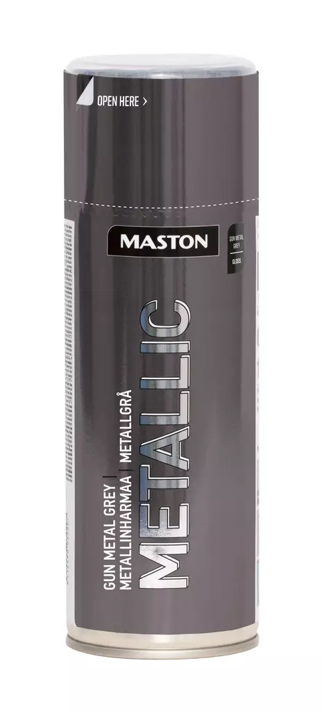 Spraymaali Metallic Metallinharmaa 400ml - Spraymaalit - 6412490040345 - 1
