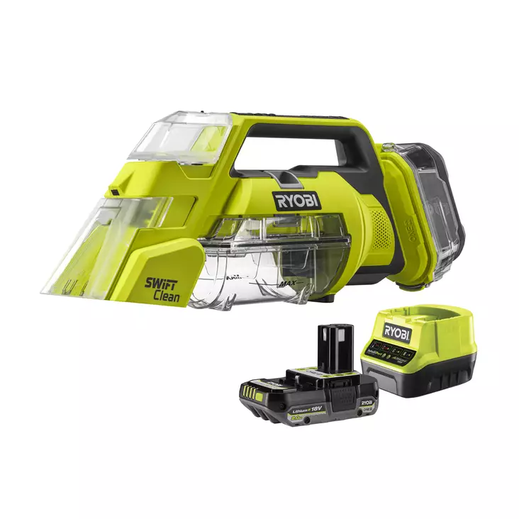Tekstiilipesuri Ryobi Swift Clean 18V - Akkutyökalut - 4892210236265 - 1