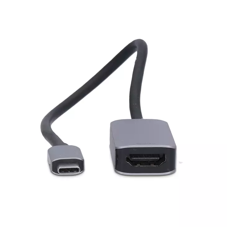 USB-C Sovitin | USB 3.2 Gen 1 | USB-C Uros | HDMI Ulostulo | 8K@60Hz | 0.20 m | Pyöreä | Niklattu | PVC | Hopea | Laatikko - Nedis tuotteet - 5412810443505 - 10
