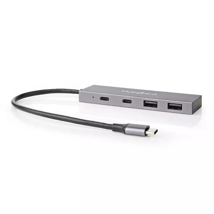 USB-keskitin | 1x USB-C 3.2 Gen 2 Male | 2x USB-A 3.2 Gen 2 Female / 2x USB-C 3.2 Gen 2 Female | 4-Porttinen port(s) | USB 3.2 Gen 2 | USB Virta | 10 Gbps - Tietokone ja verkko - 5412810412815 - 1
