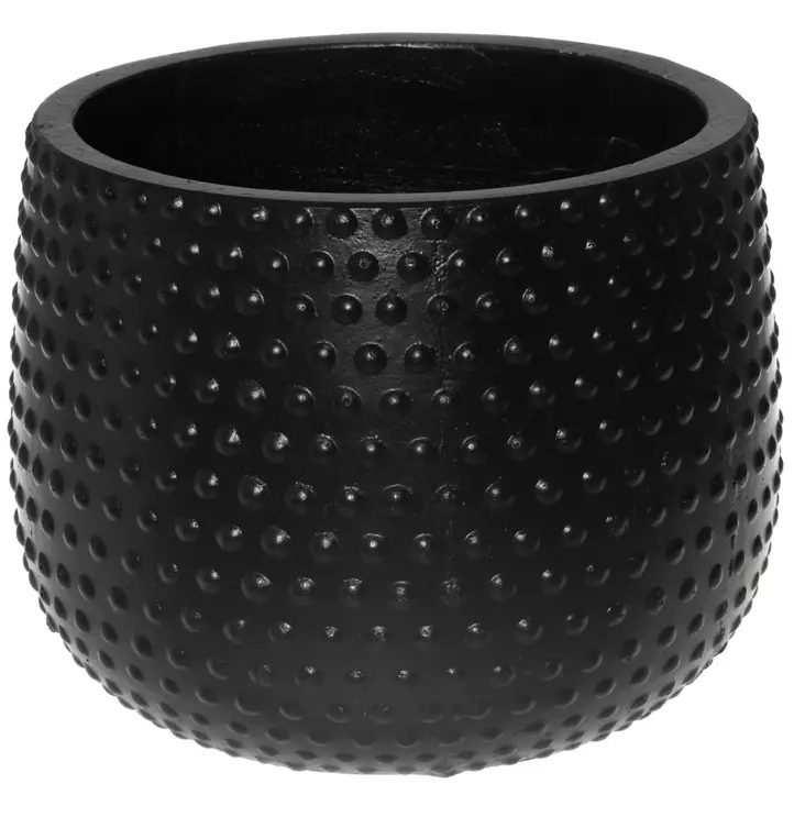 Ulkoruukku Dots 45 x 45 x 35 cm musta - Ruukut - 6410413270275 - 1