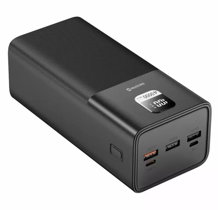 Varavirtalähde 40 000mah 100W Swissten - Varavirtalähteet - 8595217481275 - 1