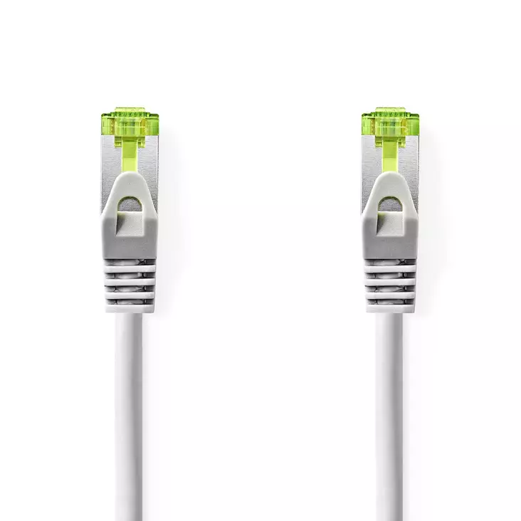 CAT7 verkkokaapeli | S/FTP | RJ45 uros | RJ45 uros | 5.00 m | Snagless | Pyöreä | LSZH | Harmaa | Label - Tietokone ja verkko - 5412810424375 - 1