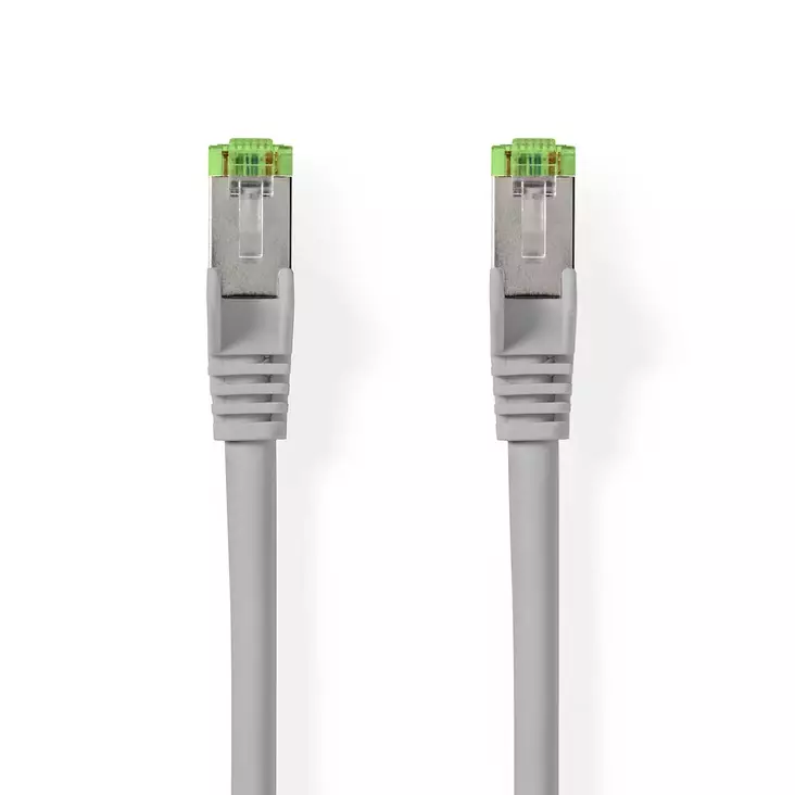 Cat 8.1 verkkokaapeli | S/FTP | RJ45 uros | RJ45 uros | 20.0 m | Pyöreä | LSZH | Harmaa | Label - Tietokone ja verkko - 5412810452965 - 1