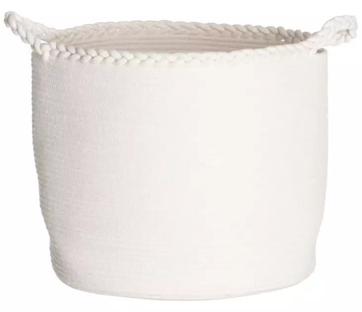 S=C3=A4ilytyskori Letti valkoinen 46cm - Säilytyslaatikot ja korit - 6410416331775 - 1