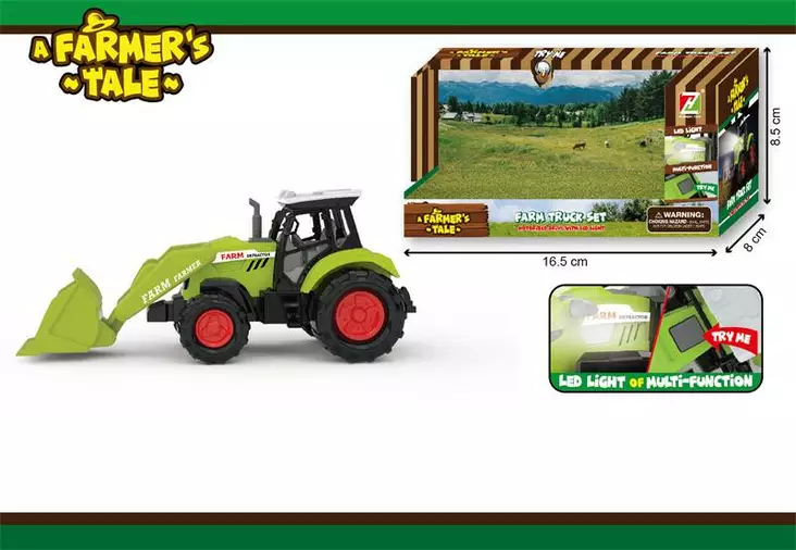 Farmers Tale pikkutraktori etukauhalla - Ajoneuvolelut - 6438484013805 - 1
