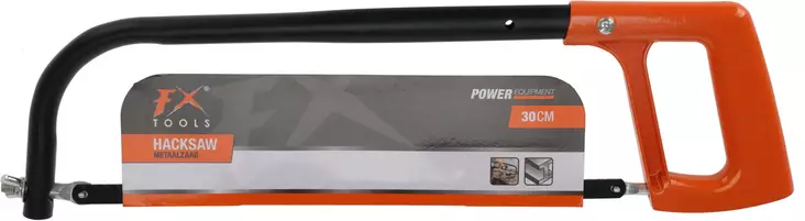 Fx tools metallisaha 30 cm – kestävä ja tarkka käsisaha metallin leikkaukseen, ergonominen oranssi kahva - Käsisahat - 8721037012775 - 1
