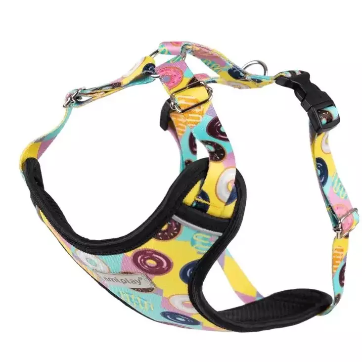 Amiplay BeHappy Discovery koiranvaljas, säädettävä, donut - Koiran pannat, hihnat ja valjaat - 5907563297845 - 1
