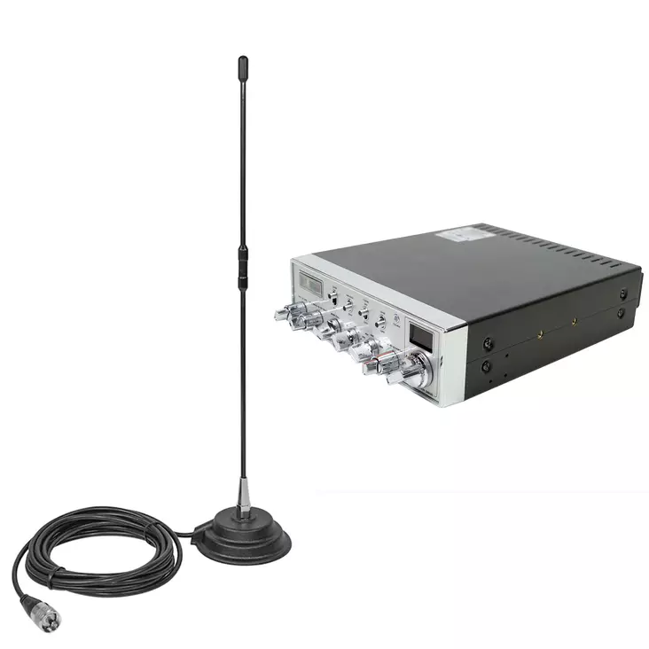 CB SUPER STAR-3900 AM/FM/USB/CW/PA Radioasemapaketti, 12V, ASQ CB PNI Extra 40 -antennilla magneetilla - Radiopuhelimet ja megafonit - 5949066549045 - 1
