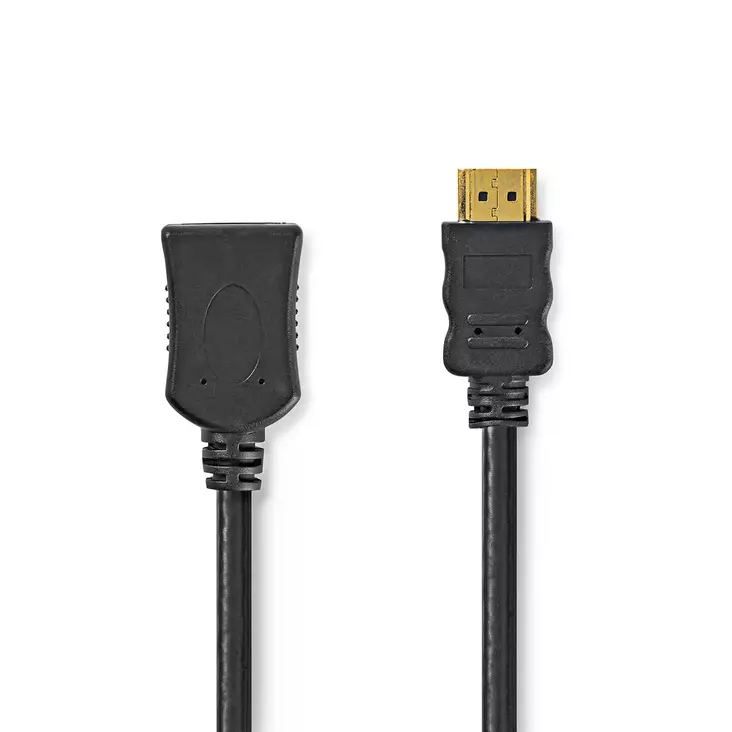 High Speed HDMI Kaapeli Ethernet | HDMI liitin | HDMI Ulostulo | 4K@60Hz | ARC | 10.2 Gbps | 3.00 m | Pyöreä | PVC | Musta | Label - HDMI-kaapelit - 5412810465255 - 1