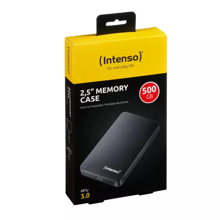 Intenso HDD ulkoinen kovalevy 500 GB - USB-muistit ja kiintolevyt - 4034303014125 - 1