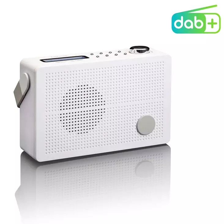 Kannettava DAB+/FM-radio hälytystoiminnolla Valkoinen - Radiot ja MP3/4-soittimet - 8711902035725 - 25