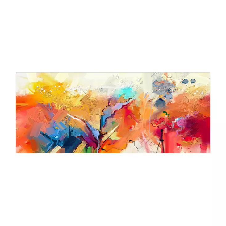 Koristeellinen kangasmaalaus, monivärinen, 50 x 120 cm, kestävä, elegantti, kiehtova - Taulut ja kehykset - 8682870428775 - 1