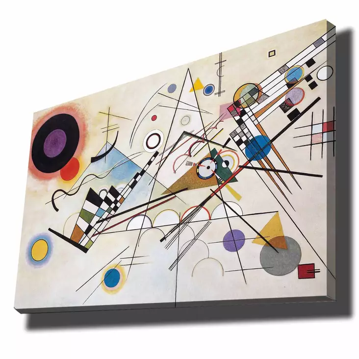 Koristeellinen kangasmaalaus, monivärinen, 70 x 100 cm, kestävä, elegantti - Taulut ja kehykset - 8683342781435 - 1