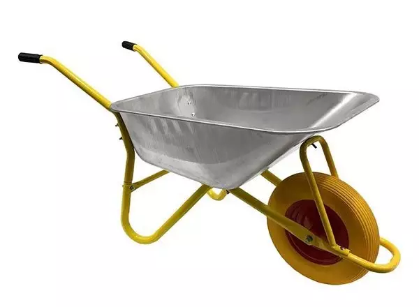 Kottikärry Heavy Duty, tilavuus 100L, kantavuus 160kg, umpikumipyörä - Kottikärryt ja renkaat - 6438168097145 - 2