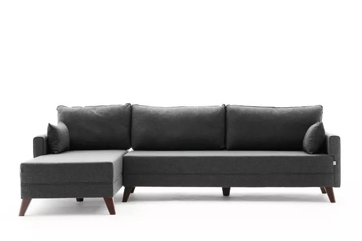 Kulmasohva, antrasiitti, 275 cm leveä, mukava, kestävä - Sohvat - 8682870815605 - 1