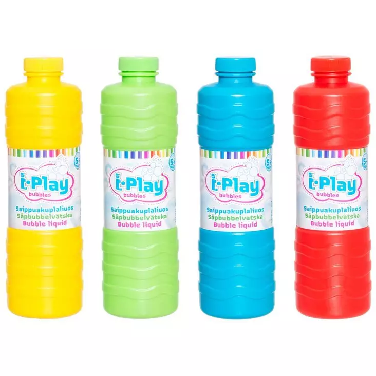 Kuplispullo 1L Play täyttöpullo - Saippuakuplat - 6410413168305 - 1