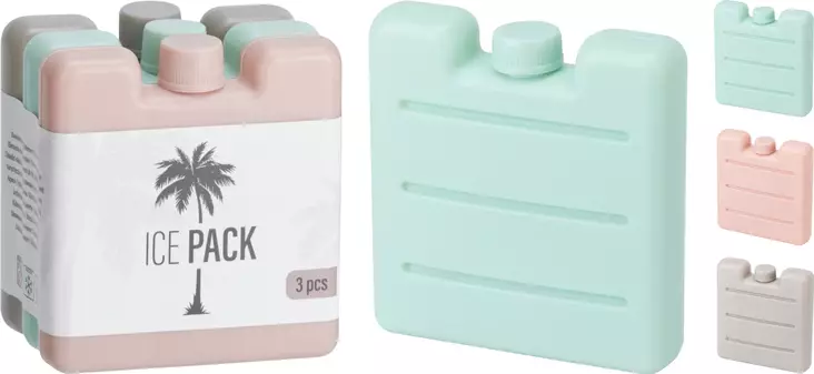 Kylmävaraajasetti 3 x 100 ml eväille ja kylmälaukkuun - Kylmälaukut ja termokset - 8721037393065 - 1