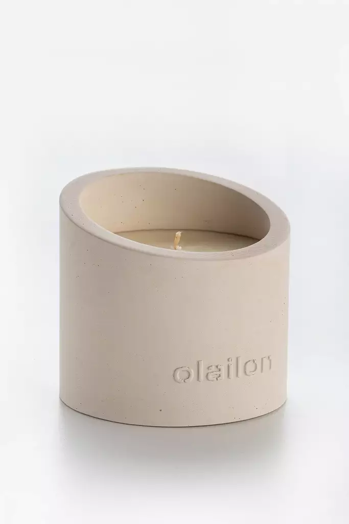 Kynttilä, beige, 8,5 cm, 8 cm, kestävä, rauhoittava, pitkäikäinen - Kynttilät ja lyhdyt - 8684282969105 - 1